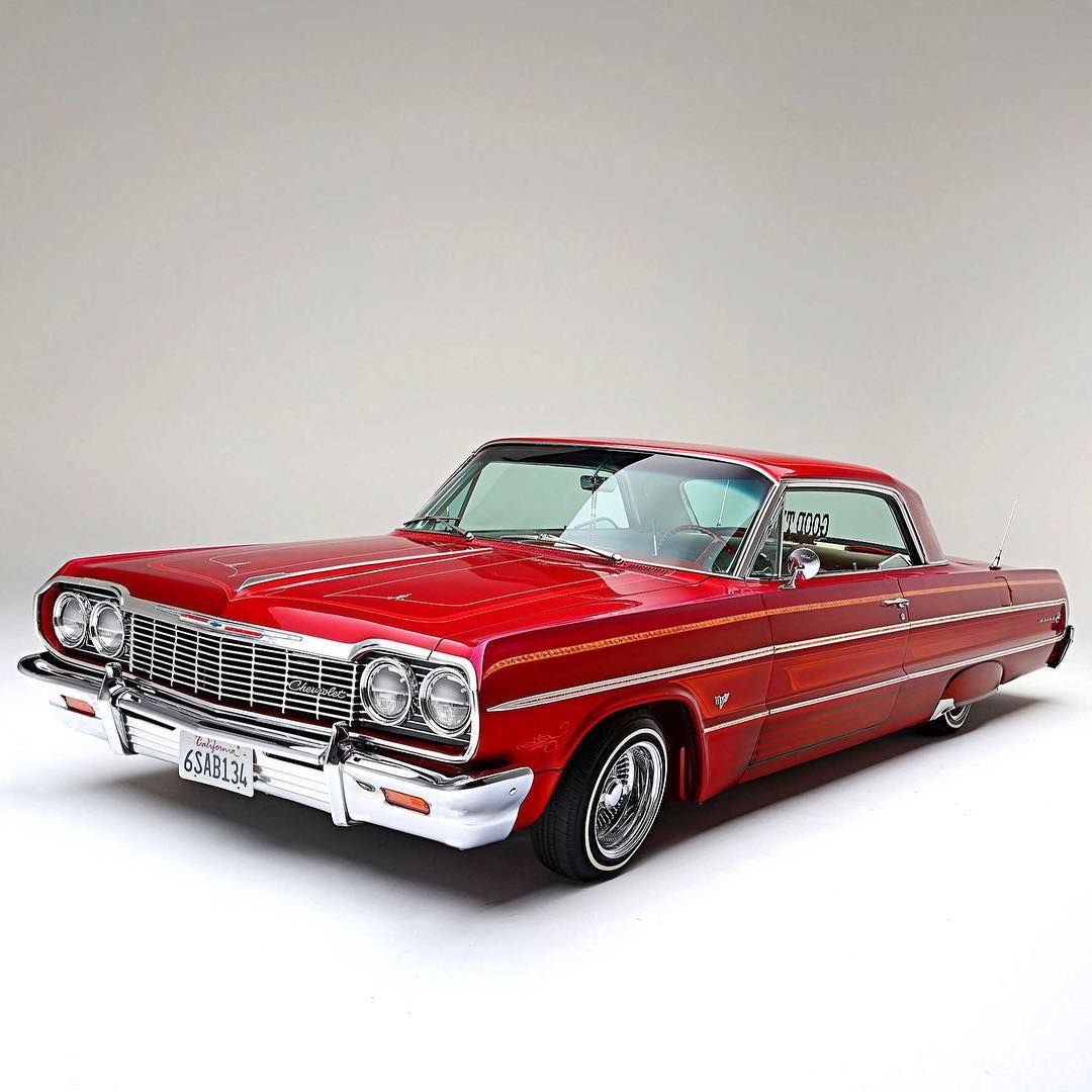 pic Red 64 Impala Lowrider Wallpaper