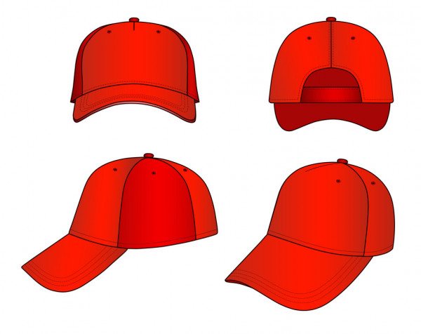 pic Red Baseball Cap Cartoon