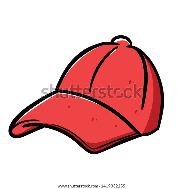 images Red Baseball Cap Drawing