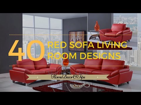 pics Red Leather Sofa Decorating Ideas