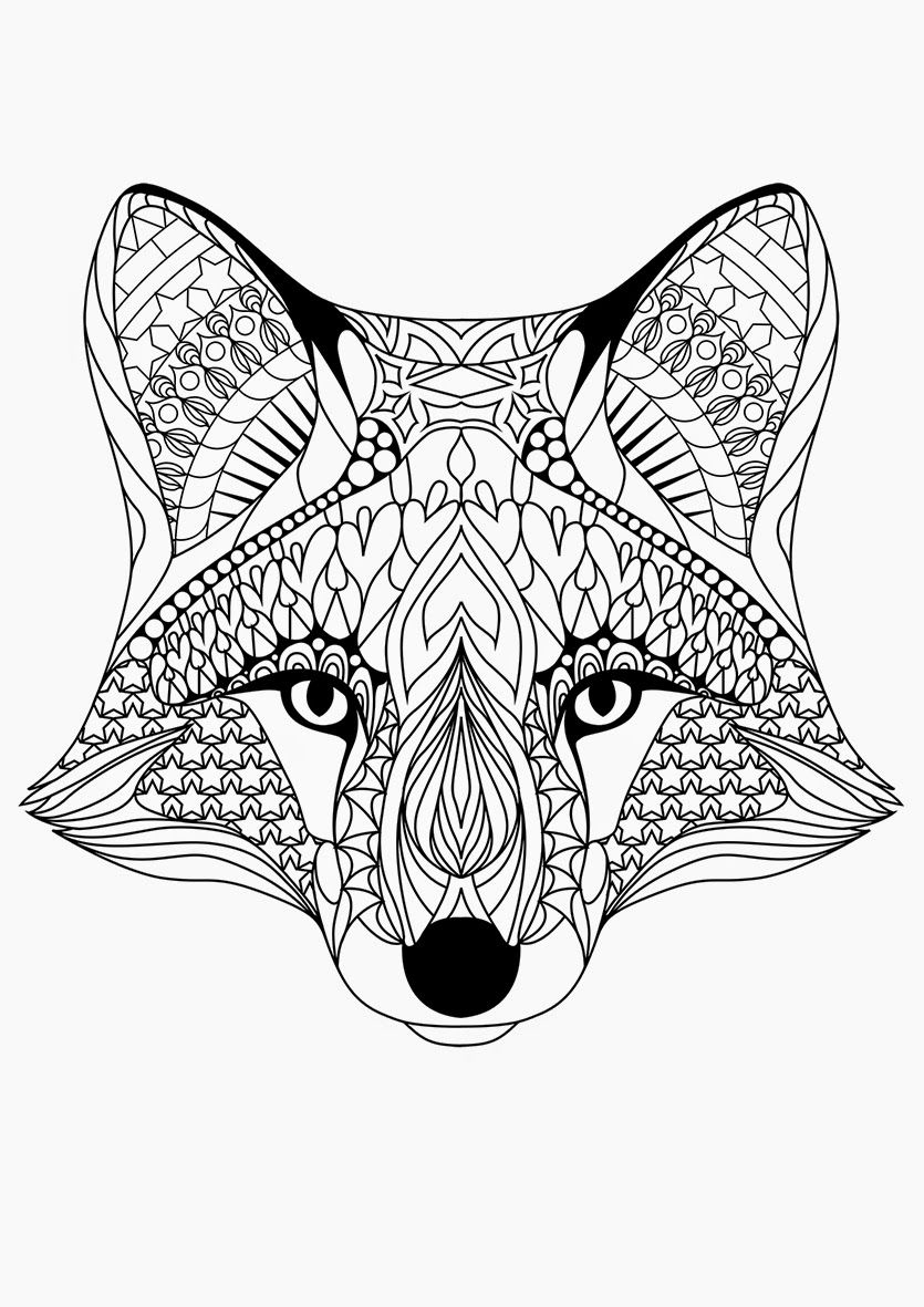 Featured image of post Renard Mandala Coloriage Mandala Animaux