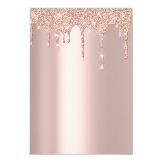 photo Rose Gold Diamond Glitter Drip Background