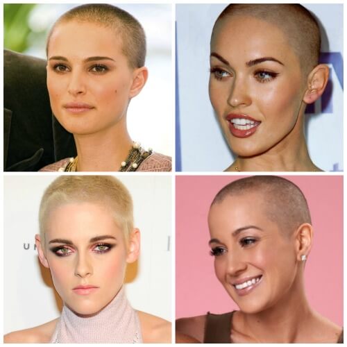 pix Shaved Head Woman Growth