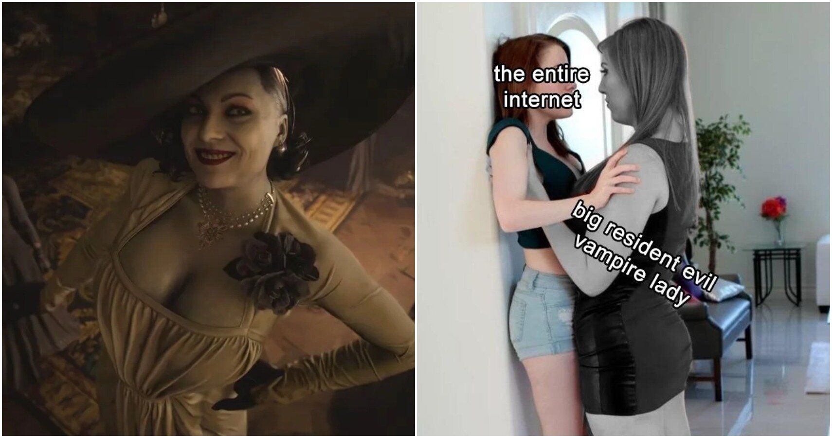 pics Tall Vampire Lady Resident Evil Meme