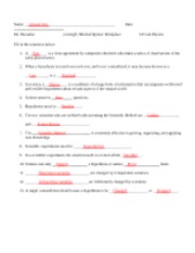 pic The Scientific Method Worksheet Answer Key