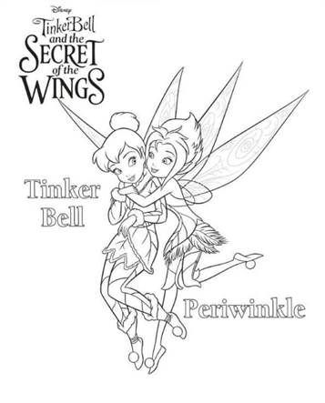 images Tinkerbell And The Secret Of The Wings Coloring Pages