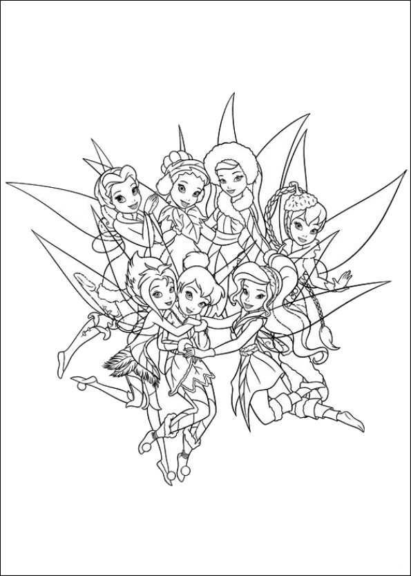 photo Tinkerbell And The Secret Of The Wings Coloring Pages
