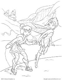 picture Tinkerbell And The Secret Of The Wings Coloring Pages
