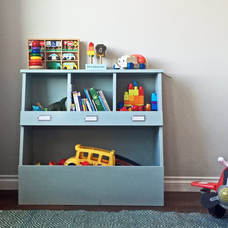 photo Toy Storage Shelf Ideas