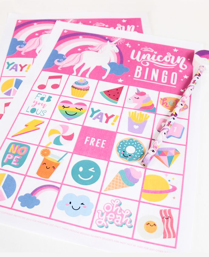 wallpapers Unicorn Party Games Free Printables