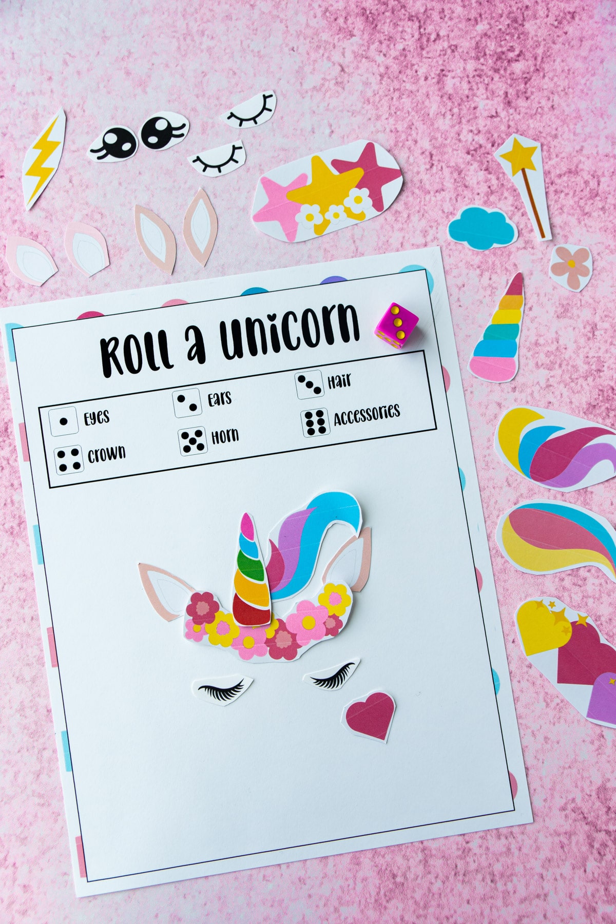 pix Unicorn Party Games Free Printables